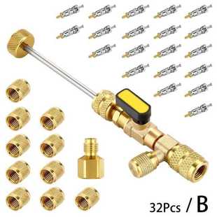 厂气门芯冷媒阀芯拆卸扳手R12R22R410A汽车空调制冷更换工具1