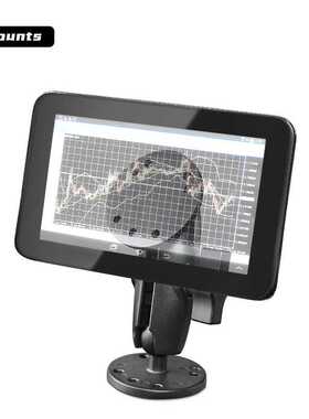 VIN农机驾驶导航电脑万向支架1英寸球头AMPS圆形30X38孔距支架