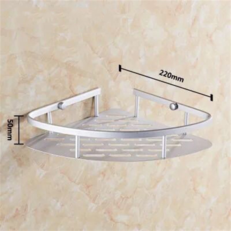 太空铝三层三角架三角形浴室置物架卫生间置物架打孔.安装铝合金