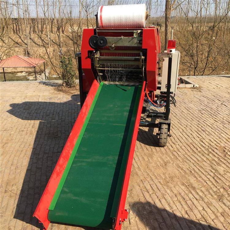 方便维护饲料打包机玉米秸秆牛场压块机农牧草料电动打捆机