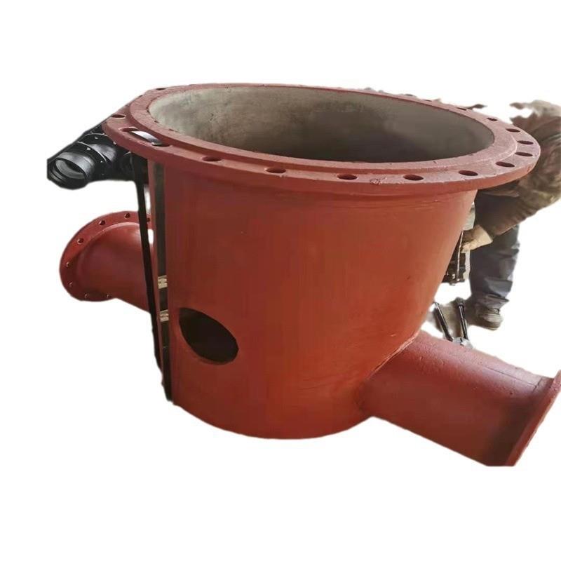 dn800球墨铸铁顶管双法兰过墙管三通弯头连接管件做外贸出口