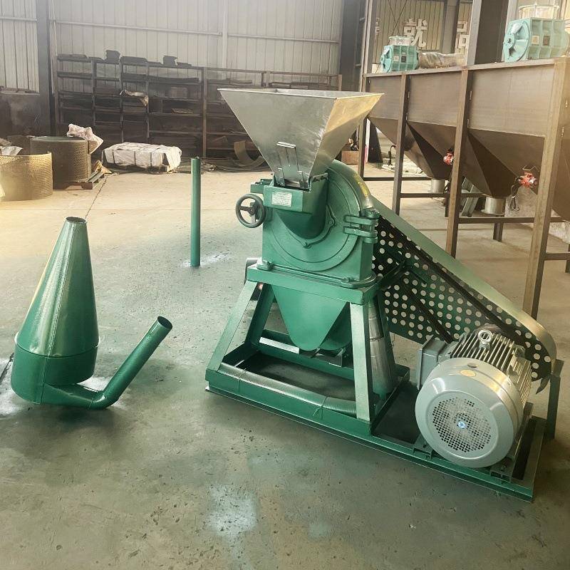 500型稻谷壳粉碎机酒糟粉碎机豆粕饲料粉碎机辣椒山药片粉碎机