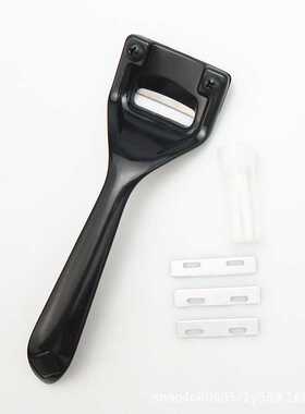 黑色美式皮革削薄刀 削皮工具 打薄皮料 手工皮雕皮艺工具 削薄器