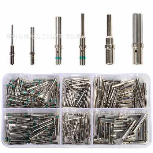 180PCS盒DT德驰型汽车连接器线束端子插针配件公母接插件