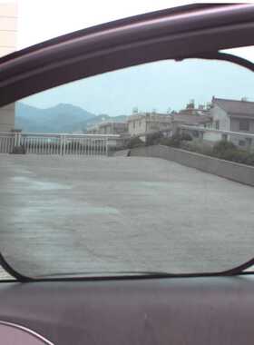 汽车遮阳挡黑色网纱侧挡44*36cm车内网纱帘吸盘式太阳挡侧窗后窗