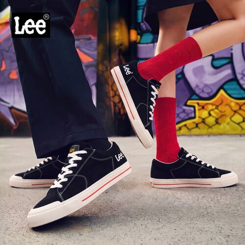 Lee官方新款情侣休闲帆布鞋
