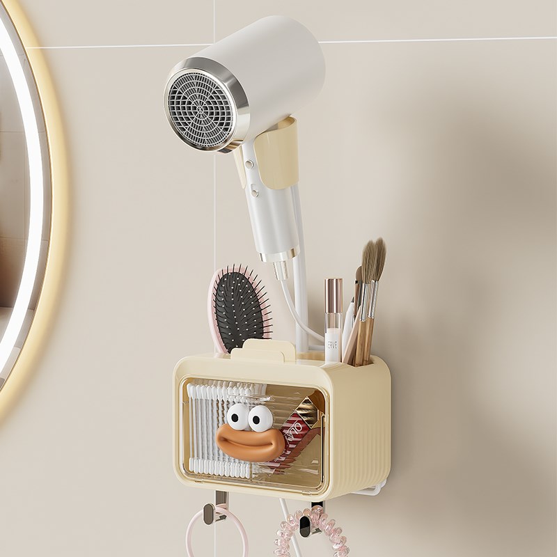 吸盘吹风机支g架置物架卫生间壁挂风筒放置架懒人挂架免打孔收纳