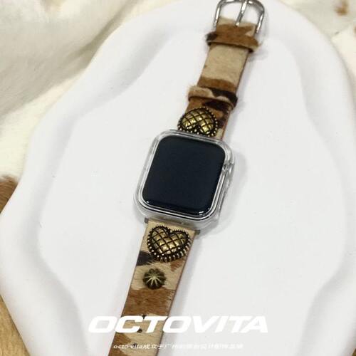 OCTO VITA原创废土风爱心菠萝包iwatch8表带S9S76SE S10新款辣妹