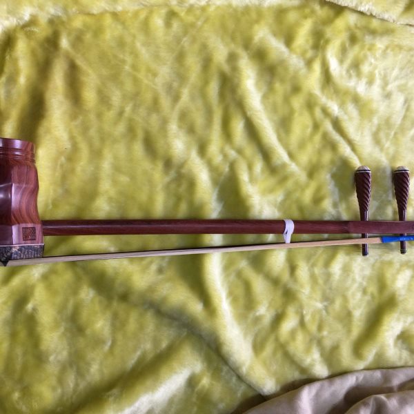 潮州乐器潮乐檀木精品中胡连盒