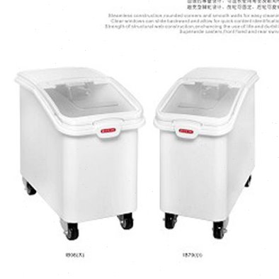 包邮米面粉箱储物车米面箱金德面桶食物配料贮存车手推粮食储存车