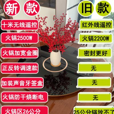 暖菜保温板家用暖菜热菜加热电磁炉火锅转盘暖菜板热菜板电动餐桌