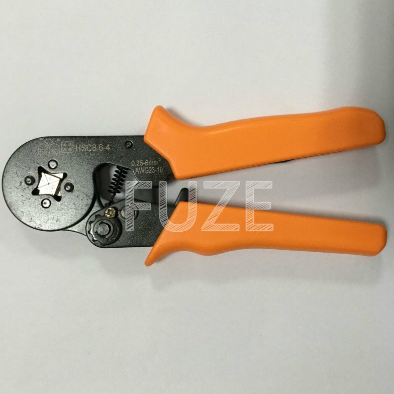 HSC8 6-4迷你型自调式Z针形管型端子压线钳 压接钳 0.25-6mm平方