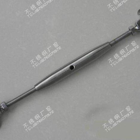 M12 花篮螺丝 304不锈钢花兰螺丝封闭花兰 钢丝绳拉紧器 闭体花篮