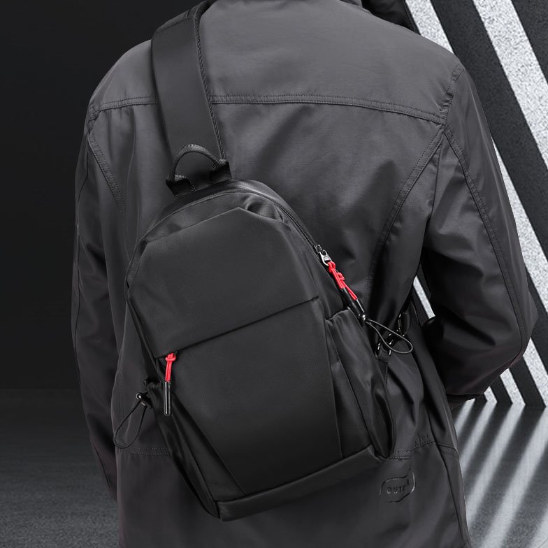 小背包男斜挎多功能轻便单肩夏天夏季小容量防水休闲随身斜跨胸包