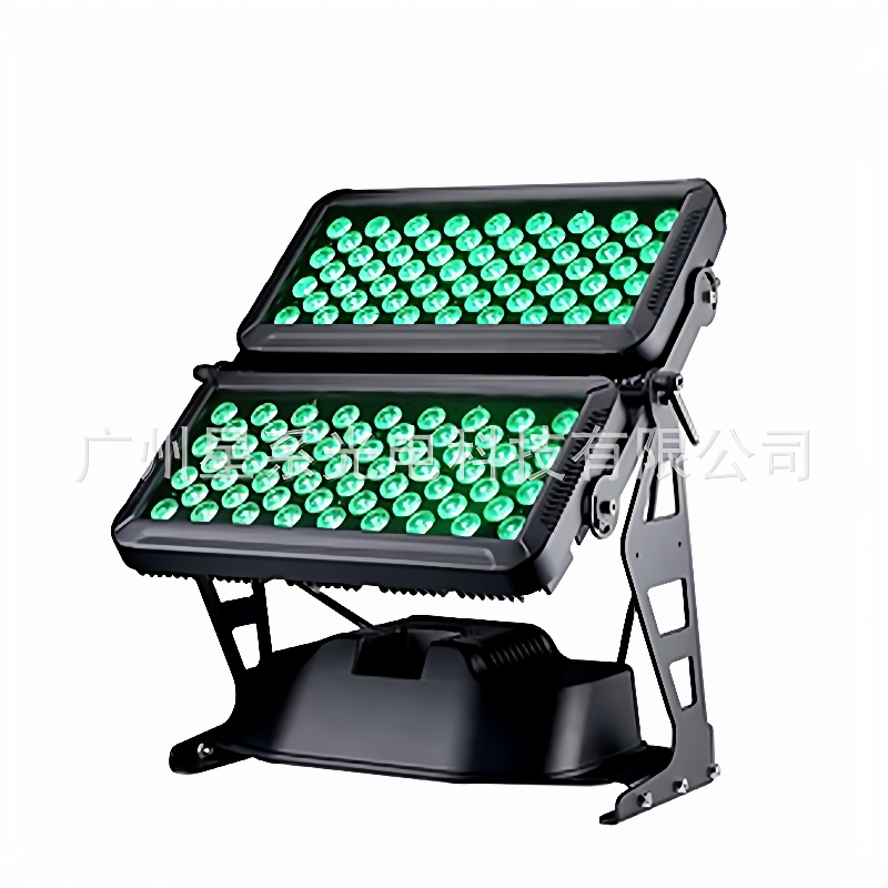 供应景观亮化城墙楼塔染色120颗10W四合一LED户外防水投光灯