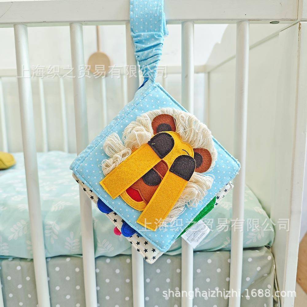 爆品婴儿布书儿童早教益智启蒙书可啃咬撕不烂宝宝认知布书