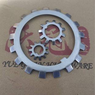 304不锈钢DIN5406M180M190M200圆螺母防松垫片多齿垫圈MB