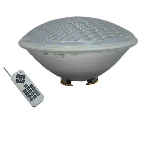 防水PAR灯PAR56水底灯七彩RGB带遥控嵌入式水池景观灯12VIP68