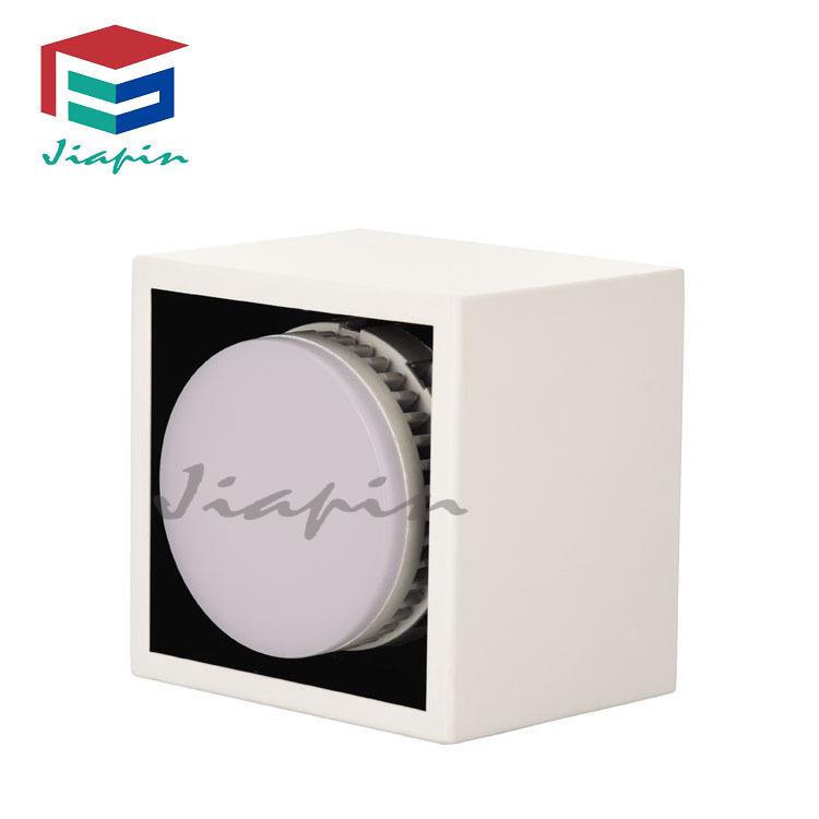 方形服装店商店天花桶灯免开孔GX53可换灯头明装筒灯灯壳