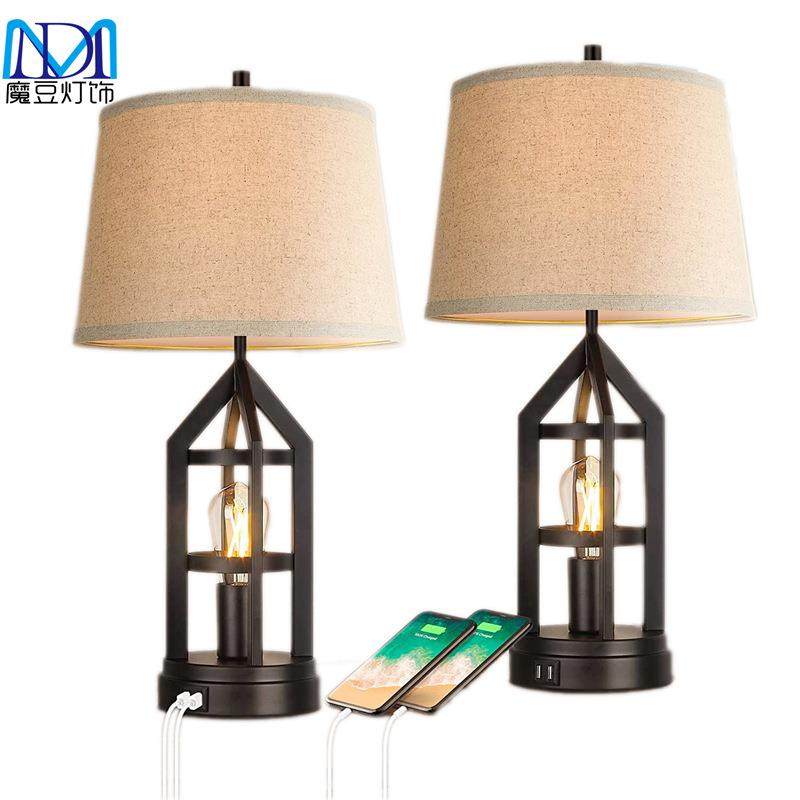 Dekslamp美式乡村卧室农舍台灯可调光触摸控制usb充电床头阅读灯,鲜花速递/花卉仿真/绿植园艺,割草机/草坪机,淘宝优惠券,粉丝福利购,淘宝优惠卷