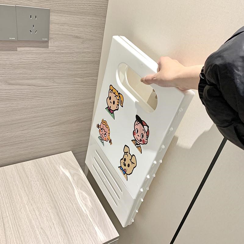 日式可折叠脏衣篓l家用壁挂式脏衣收纳筐厕所浴室可爱收纳篮省空