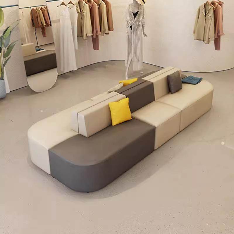 服装店休息区沙发女装店铺专用培训机构会客洽谈接待等候区小沙发