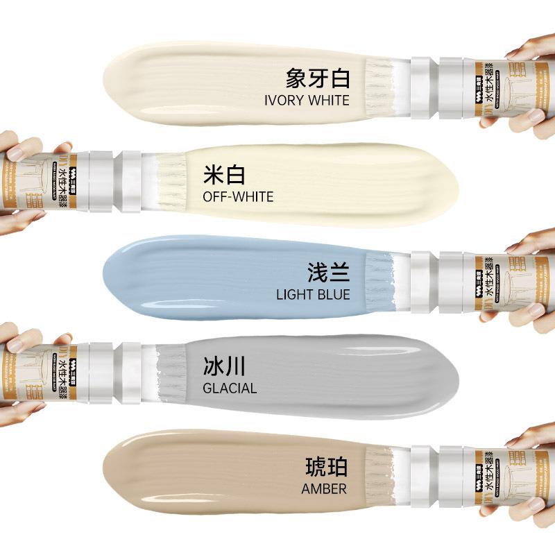 三青漆改色小刷漆水性木器漆实木头家用自刷涂料家具柜子翻新油漆