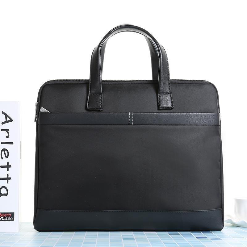 昂特文件袋JS-822手提帆布A4档案袋多层大容量拉链收纳袋商务办