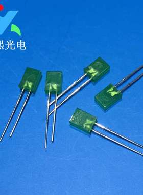 257绿发翠绿色led灯珠发光二极管 长脚翠绿色灯珠 257绿灯