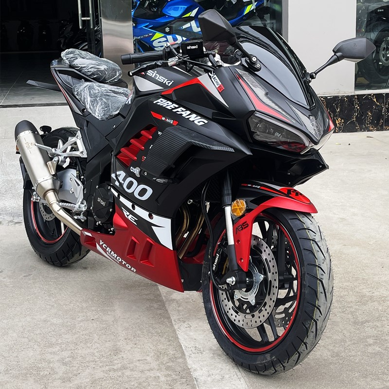 豪剑机车新款火牙400双缸水冷摩托车机车跑车蛟龙电喷可上牌