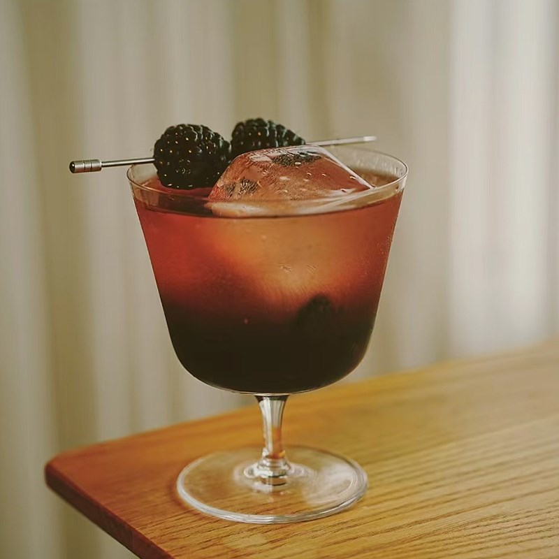 古典鸡尾酒杯高脚杯轻薄咖啡玻璃杯阔口杯特调杯金汤力杯气泡水杯