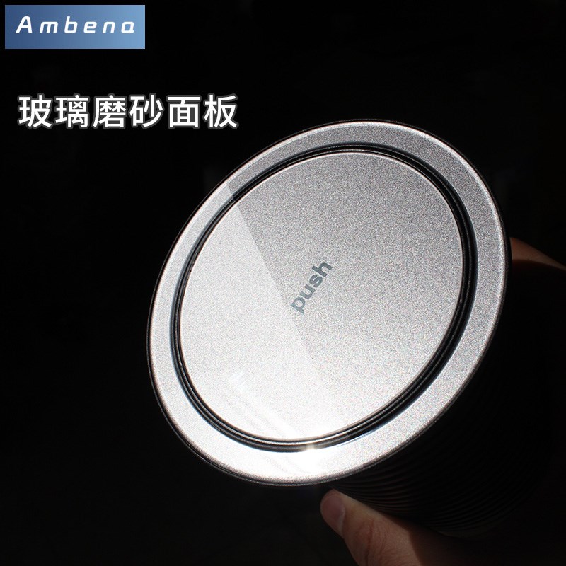 家用厨房升降插座岛台嵌入式气动按压升降插排桌面圆形隐藏式排插