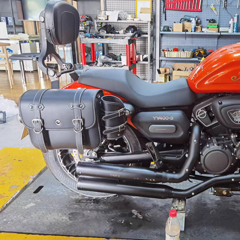 适用于永源庄威v400摩托车改装快拆边包架+边包