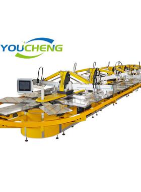 8色30工位新款椭圆丝网印花机