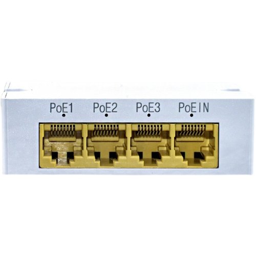 国标poe延长器一分二中继监控x48v级联宝串联三口防水标准受电交