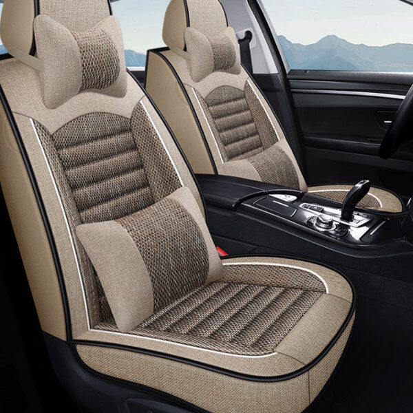 起亚奕跑汽车坐垫四季通用座套全包布艺座椅套专用全包围2022新款
