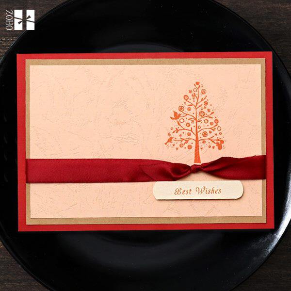 高级感谢贺卡片商务定制生日祝福公司企业送客户老师邀请函请柬