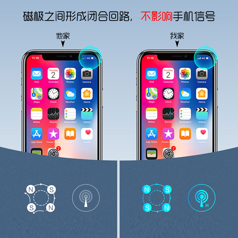手机车载支架磁吸磁力磁铁汽车车上固定支撑架Q仪表台车内导航车