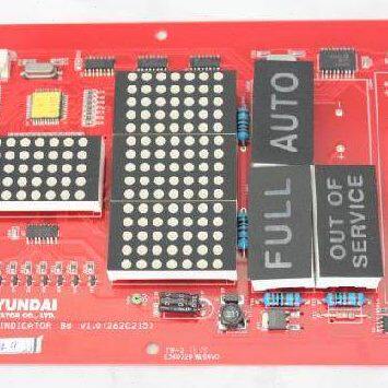 现代电梯轿内显示板OPB-CAN-INDICATOR Bd V1.0 262C215 内呼显示