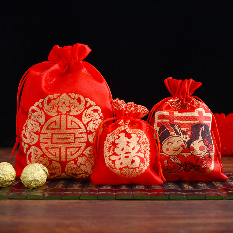 高档绸缎结婚喜糖袋创意喜糖盒子2023新糖果袋子高档婚庆婚礼用品,节庆用品/礼品,糖盒/糖盒配件,淘宝优惠券,粉丝福利购,淘宝优惠卷