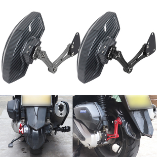 适用天鹰TT150布雷斯通极宙ADV150改装 配件后挡泥板防水瓦防沙盾