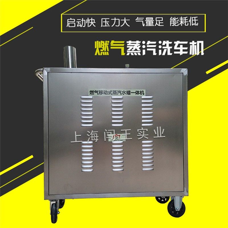 闯王CWR09A燃气型蒸汽洗车机商用即热式蒸汽清洗机洗车店