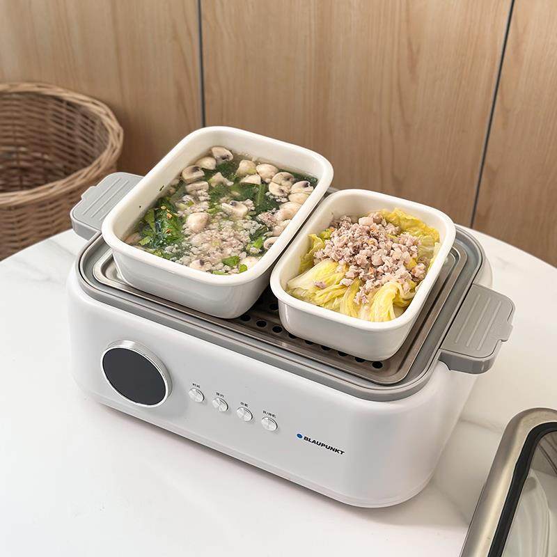 蒸锅专用碗蒸盘陶瓷烤盘烤箱沥油盘芝士焗饭盘微波炉专用白色盘子