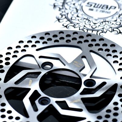 飞机音刹车盘 SW鲨王220MM245MM3孔固定洞洞盘7.0孔耐高温高性能