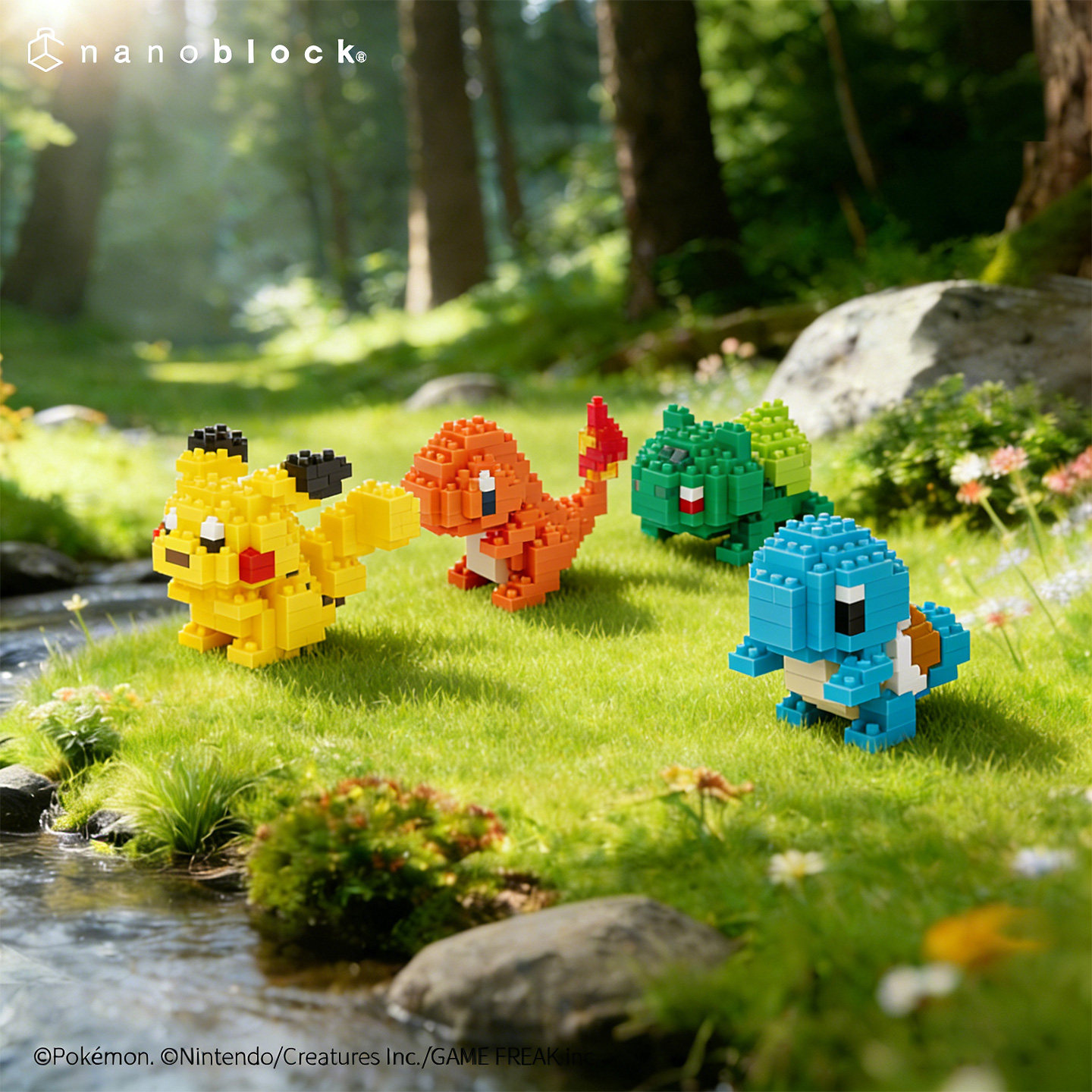 日本nanoblock微颗粒积木立体拼豆DIY宝可梦皮卡丘小火龙拼装玩具,玩具/童车/益智/积木/模型,普通塑料积木,淘宝优惠券,粉丝福利购,淘宝优惠卷