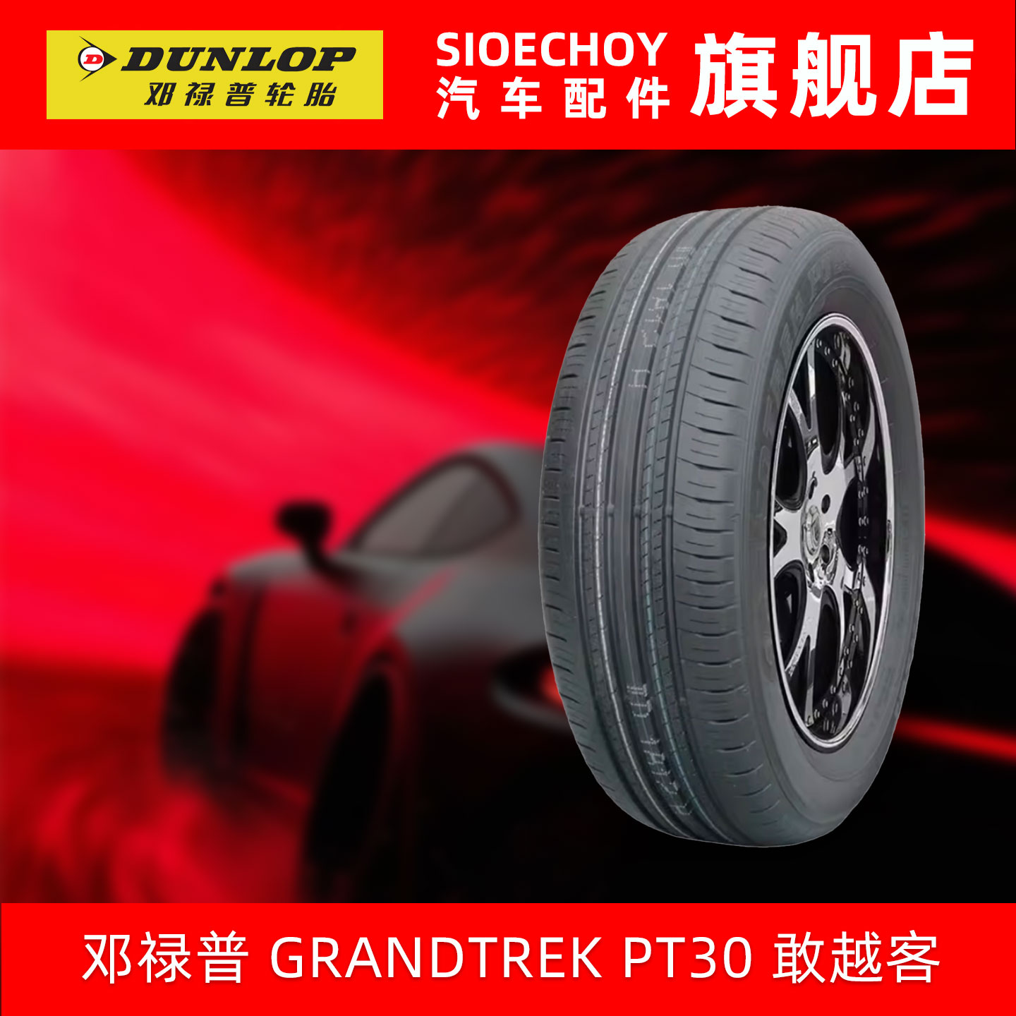 邓禄普汽车轮胎 GRANDTREK PT30 225/65R17 102H 原配新荣放RAV4