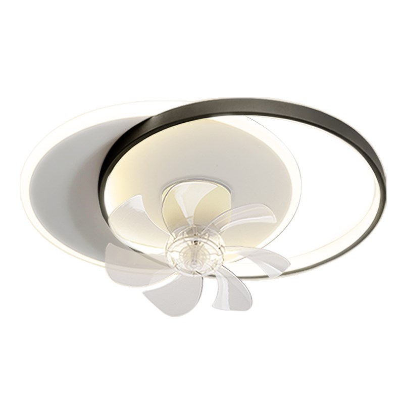 超薄摇头卧室g风扇灯 2024新款简约餐厅书房主卧室吊扇灯