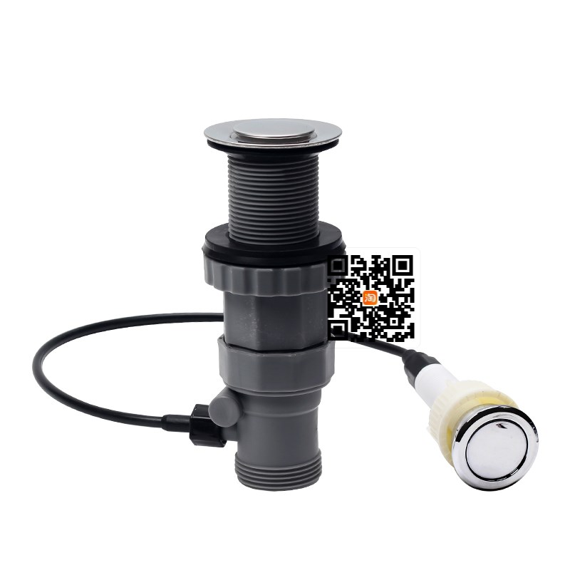 面盆台盆洗手盆脸盆一p键台控岩板下水器按压式开关水弹跳式去水