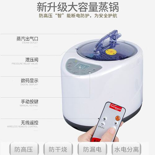 汗蒸箱配件多功能蒸熏仪蒸汽锅熏蒸机汗蒸锅汗蒸专用大容量带遥控