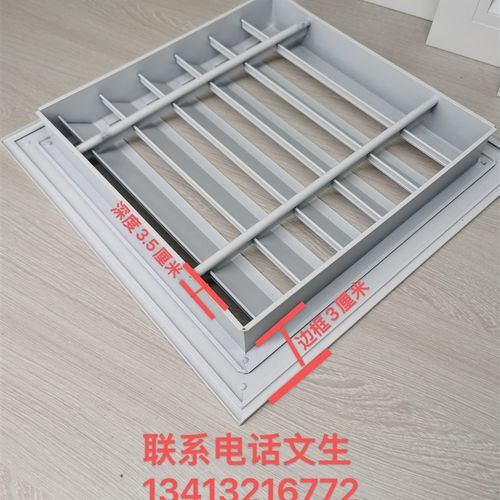 铝合金百叶窗通风口出风口中央空调百叶检M修口暖气罩定制防雨百
